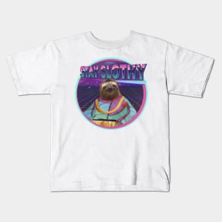 Stay Slothy WPH MEDIA Kids T-Shirt